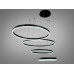 Ексклюзивна новинка, світлодіодна люстра на тросах, потужністю 175 Вт Diasha 1029-800+600+500+300BK Ексклюзивна новинка, світлодіодна люстра на тросах, потужністю 175 Вт Diasha 1029-800+600+500+300BK