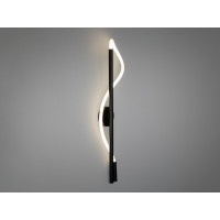 Модна новинка, світлодіодний настінний світильник Мотузка, 14Вт, чорний Diasha 9607-BK3color