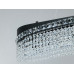 Підвісна кришталева люстра LED чорна 78 Вт овал Diasha P7027/L800x300BK Підвісна кришталева люстра LED чорна 78 Вт овал Diasha P7027/L800x300BK