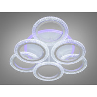 Люстра потолочная с пультом 75W Diasha 2408/3+3WHLED3colordimmer