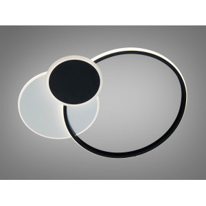 Стельова світлодіодна люстра 46W Diasha Z212-1BLACK