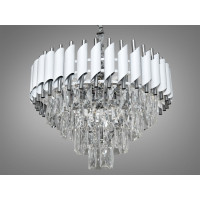 Люстра в спальню, 9 ламп Diasha 9001-500WH+CH