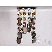 Точковий світильник із кришталевими підвісками Diasha 6019BCH-SM
