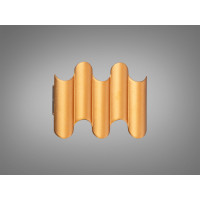 Фасадний LED світильник Diasha бронза 5 W up down Diasha 0224/5-GD