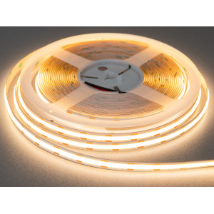 COB LED стрічка 12В, 608 діодів на метр, 10мм, теплий Diasha P12-COB-608-WW-20-10