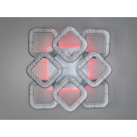 Потолочний світильник серії Квадрати чорний з LED елементами Diasha S2205/4+4BKLED3colordimmer