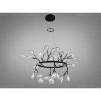 Декоративная люстра в зал на 36 лампочки Diasha Y889-36CBK Декоративная люстра в зал на 36 лампочки Diasha Y889-36CBK