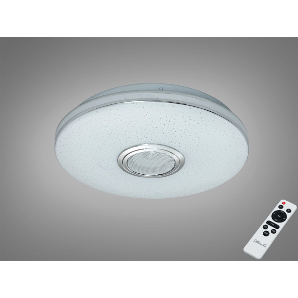 LED стельова люстра біла 45 Вт з Bluetooth колонкою Diasha DB-8310/300RGB+MP3