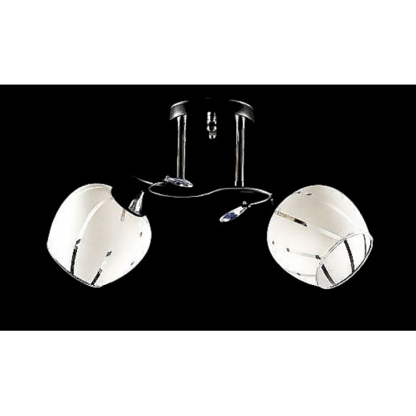 Люстра с плафонами  L6005/2 (BLK+SV) Splendid-Ray
260680