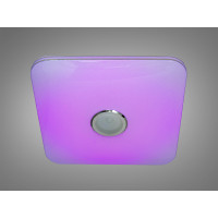Стельова люстра LED біла 80 Вт RGB Bluetooth TUYA Diasha DB-8501A/500x500RGB+MP3