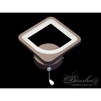 Настінне бра Квадрати коричневе LED 19 Вт Diasha 8060/1CF