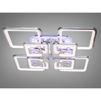 Люстры потолочные светодиодные с пультом управления Diasha 8157/4+4HR LED 3color dimmer 