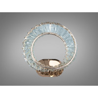 Настінний кришталевий LED бра 42 Вт золото Diasha 548/1G