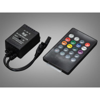 Музичний контролер з ДУ для RGB стрічки Diasha PC-K12-RGB-mus-20KEY-IR