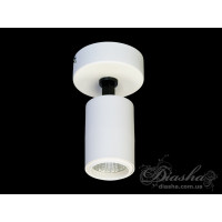 Накладний точковий світильник направленого світла Diasha 130A-WH