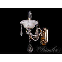 Класичне бра з кришталевими підвісками  Diasha 1569/1