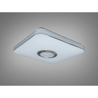 LED стельова люстра біла 45 Вт з Bluetooth колонкою Diasha DB-8501A/280x280RGB+MP3