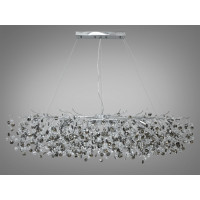 Хрустальная люстра 15 ламп, хром Diasha 601-L1500CH