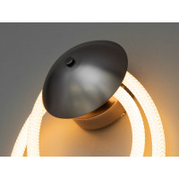 Світлодіодний світильник Мотузка, 16W, чорний хром Diasha 9605-BHR