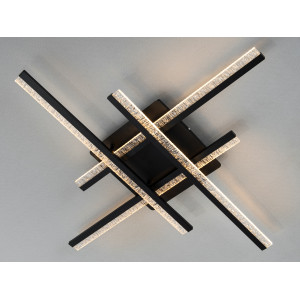 Стельова світлодіодна люстра чорний 60W Diasha MX3087/4BK