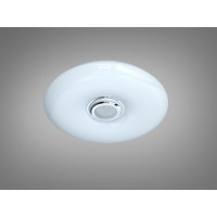 Смарт LED люстра біла 80 Вт RGB з Bluetooth Diasha DB-8301/500RGB+MP3