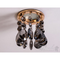 Точковий світильник із кришталевими підвісками Diasha 6042DGD-SM