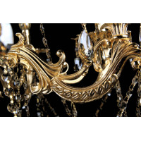 Люстра в зал классическая на 10 рожков Splendid-Ray 253484 (GD)