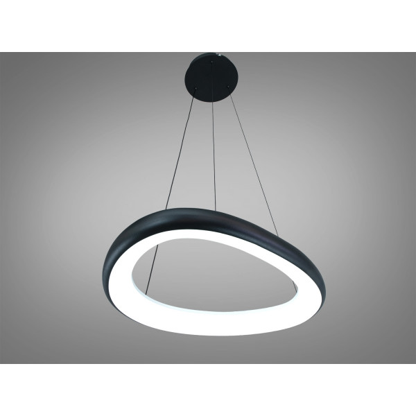 Світлодіодна люстра з підсвічуванням на пульті, 90 Вт, чорна Diasha 0472ABK