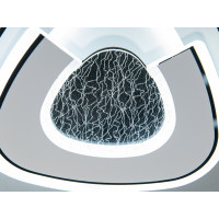 Цікавий LED світильник з регулюванням кольору світла, 46 Вт, білий Diasha 4355