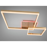 Стельова LED люстра золото 84 Вт пульт 15 м² Diasha 2549GLED3colordimmer
