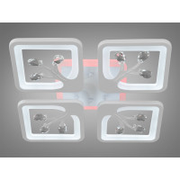 Люстры светодиодные с пультом управления Diasha S8157/4WH LED 3color dimmer