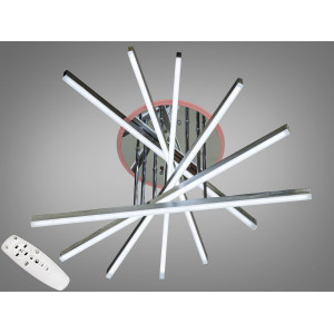 Стельова світлодіодна люстра з димером 140W Diasha 7010NEWHRLED3colordimmer