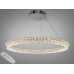 Підвісна LED люстра кільце хром 130W Diasha MD6027/800HR