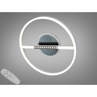 Люстра стельова LED Diasha біло чорна 48W пульт Diasha 2533WH+BKdimmer Люстра стельова LED Diasha біло чорна 48W пульт Diasha 2533WH+BKdimmer