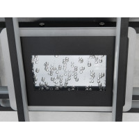 Сучасна стельова світлодіодна люстра з пультом, 95Вт, чорна Diasha S2451BKdimmer