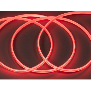 COB LED стрічка 220в, 288 шт/м, герметична, 10мм, червоний Diasha P220CL-COB-288-RED-65-10
