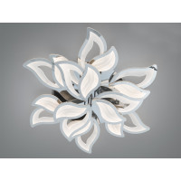 Стельова люстра з пультом, димером і LED підсвічуванням, 165W, хром Diasha 9033/6+3HRLED3colordimmer