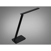 Настільна лампа лед з дімером, таймером, нічником, лампа-трансформер Diasha 5502PBK