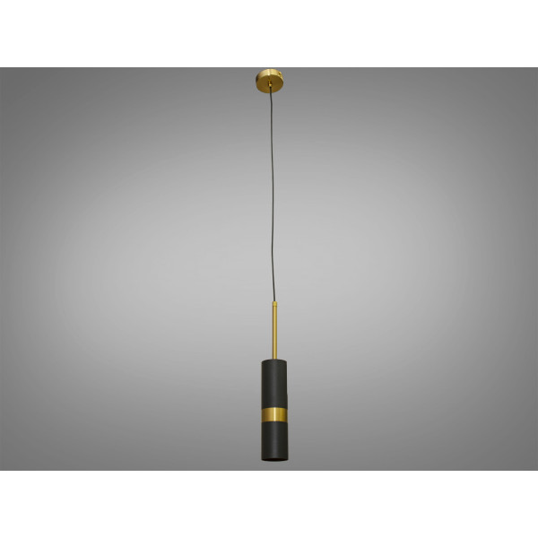 Сучасний світильник підвіс в стилі лофт, чорний+золото Diasha BO-5065BK+G