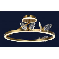 Люстры потолочные светодиодные декоративные Levistella  918VP104 BRZ