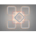 Стельова LED люстра біла 70W пульт димер 5 модулів Diasha AS8170/4+1WHLED3colordimmer