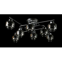 Люстра с плафонами  L07381/8 (BLACK+CHROME) Splendid-Ray
2544