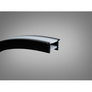 Гнучкий профіль для LED стрічки, накладний Diasha PLS-1210INBLACK