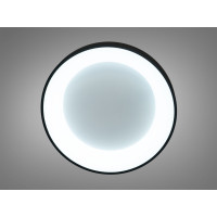 Світлодіодна стельова лампа 2166 чорна з пультом і регулюванням яскравості Diasha 2166-500BK