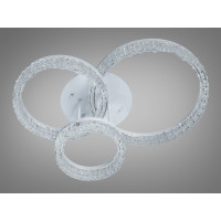 Стельова світлодіодна люстра біла 88 Вт Diasha MX78202/1+1+1WH