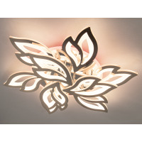 Красива Led люстра з пультом, диммером, підсвічуванням, 140W, хром Diasha 8165/6+3HRLED3colordimmer