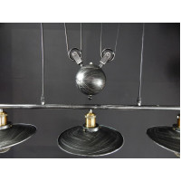 Люстра в стиле лофт Linisoln 9016/3 BK+SL