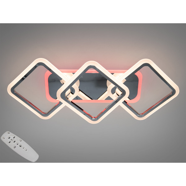 LED люстра 75W хром Diasha A8160/2+1HRLED3colordimmer