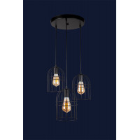 Люстры подвесные декоративные Levistella 756PR106F-3 BK (300)