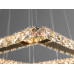 Приваблива кришталева світлодіодна підвісна люстра на кухню, 38W Diasha 7223-2W/400+210G